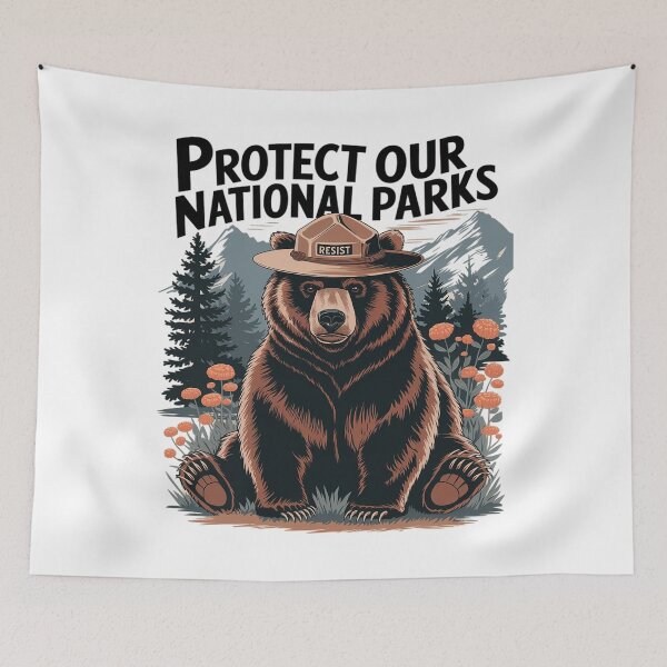Item preview, Protect Our National Parks BEAR RESIST ALT US1  designed and sold by MarryIsMonth.