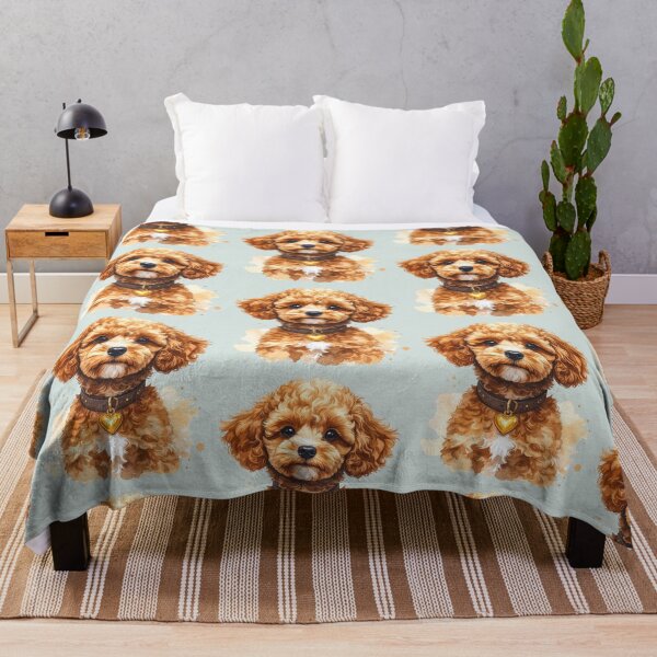 Item preview, Cheeky toy poodle puppy with a heart of gold designed and sold by LiskoDesign.