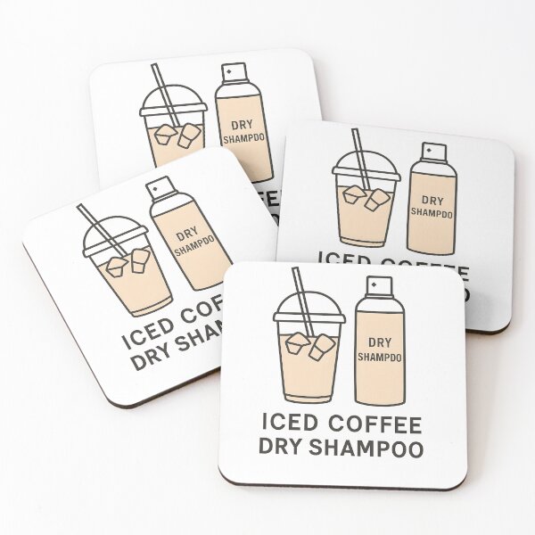 Item preview, Running on Iced Coffee and Dry Shampoo - Mom Life Sticker designed and sold by PrintMod.