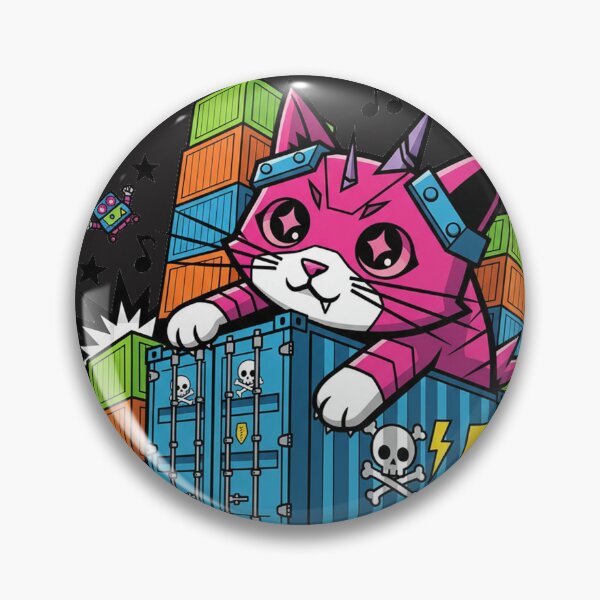 Item preview, Kawaii Metal Giant Cat Shipping Container Bunker designed and sold by Thaivi Design.
