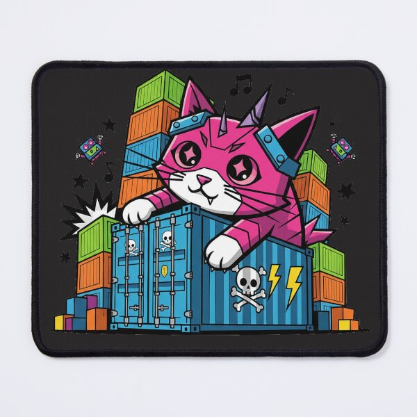 Item preview, Kawaii Metal Giant Cat Shipping Container Bunker designed and sold by Thaivi Design.