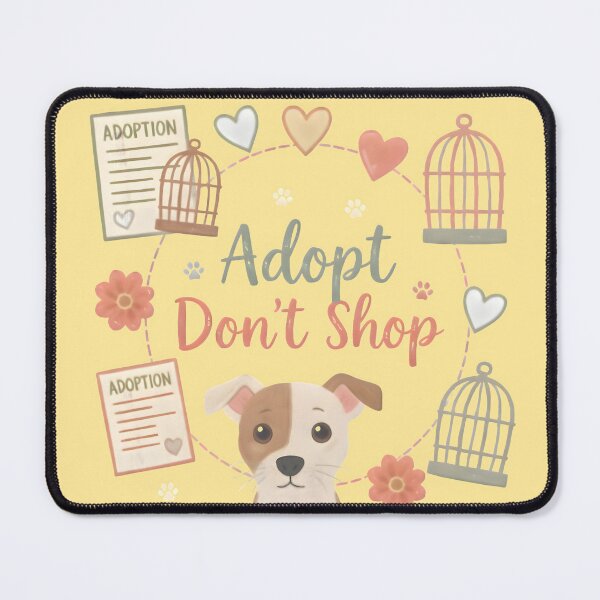 Item preview, Adopt Don’t Shop Puppy Art designed and sold by PawJoyParents.