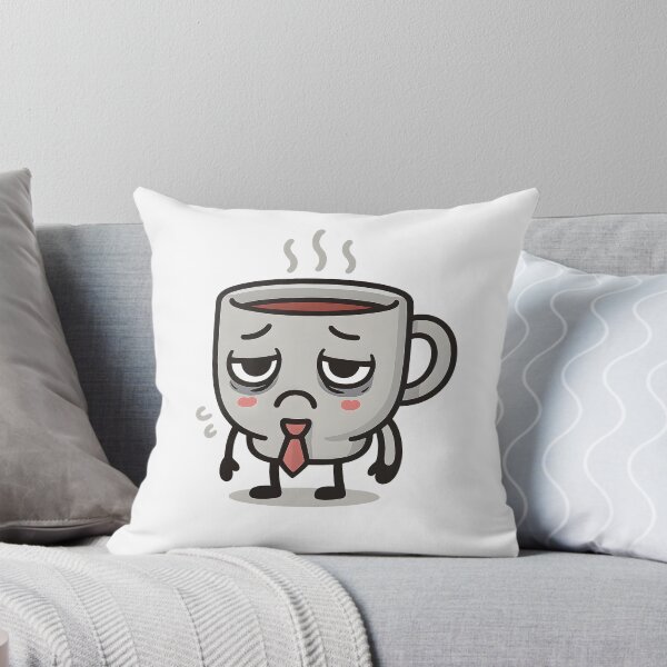 Item preview, Professionally Tired Coffee Cup Sticker - Corporate Burnout designed and sold by PrintMod.