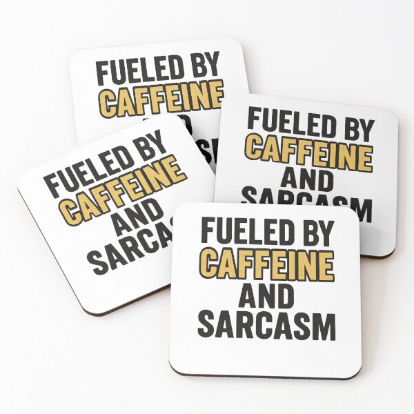 Item preview, Fueled by Caffeine and Sarcasm Mug - Work Humor Gift designed and sold by PrintMod.