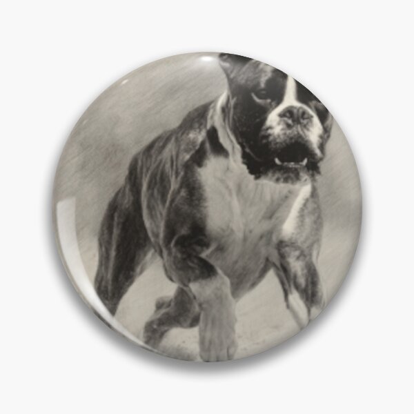 Item preview, A Boxer captured mid-run on a sandy beach, Dogs in Motion designed and sold by CDC40.