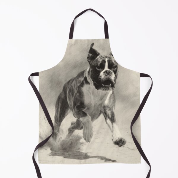 Item preview, A Boxer captured mid-run on a sandy beach, Dogs in Motion designed and sold by CDC40.