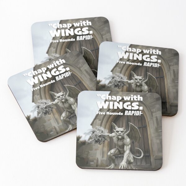 Item preview, "Chap with wings. Five rounds rapid!" designed and sold by Georgethefourth.