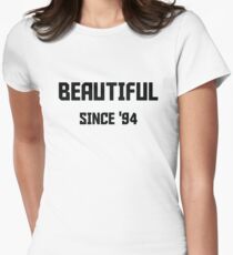 Beautiful Since '94 Childhood Memories Birthday Shirt Women's Fitted T-Shirt