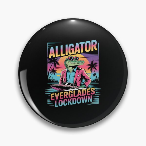 Item preview, Alligator Alcatraz 80's Style1  designed and sold by AquaKiev.