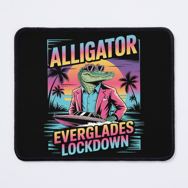 Item preview, Alligator Alcatraz 80's Style1 designed and sold by AquaKiev.