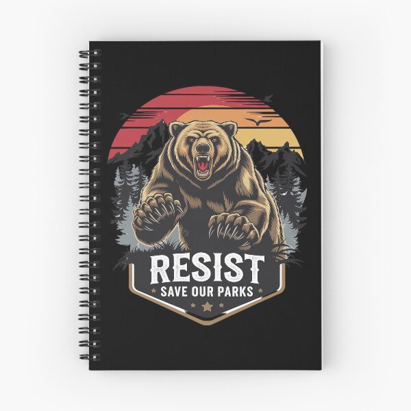Item preview, Protect Our National Parks Resist ALT US Bear Nature  designed and sold by MarryIsMonth.