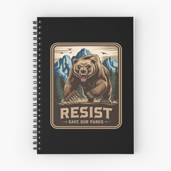 Item preview, Protect Our National Parks Resist ALT US Bear Nature Raglan designed and sold by FadeOfThrone.