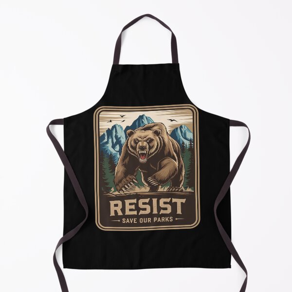 Item preview, Protect Our National Parks Resist ALT US Bear Nature Raglan designed and sold by FadeOfThrone.