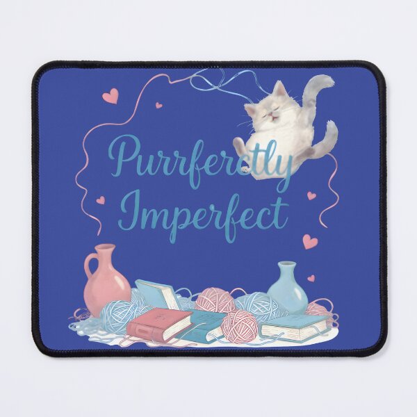 Item preview, Purrfectly Imperfect Cozy Cat Art designed and sold by PawJoyParents.