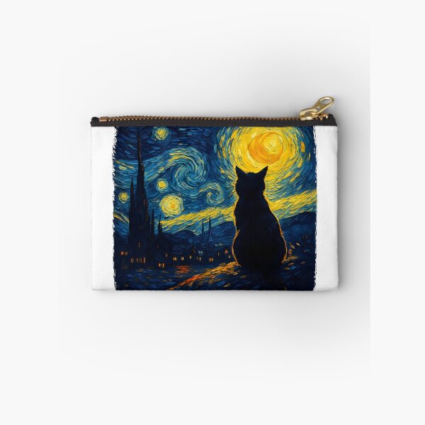 Item preview, Cat Starry Funny Night Cat Lover Van Gogh Cat Mom Cat Dad designed and sold by KevinorNorris.