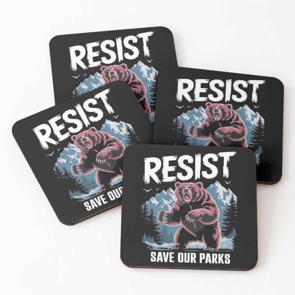 Item preview, Protect Our National Parks Resist ALT US Bear Nature1  designed and sold by FadeOfThrone.