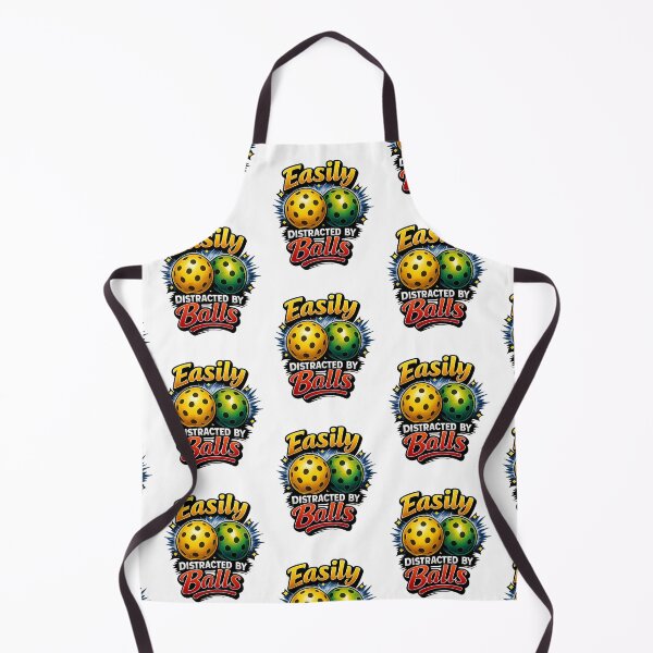 Item preview, Easily Distracted by Balls Funny Pickleball Player Humor designed and sold by The Junto Shop.