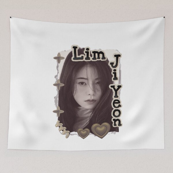 Item preview, Lim Ji-yeon (임지연) Korean actress South Korean celebrity K-drama star Korean film Scrapbook Collage Cozy Y2K Vintage Design designed and sold by HELL0WBELLO.