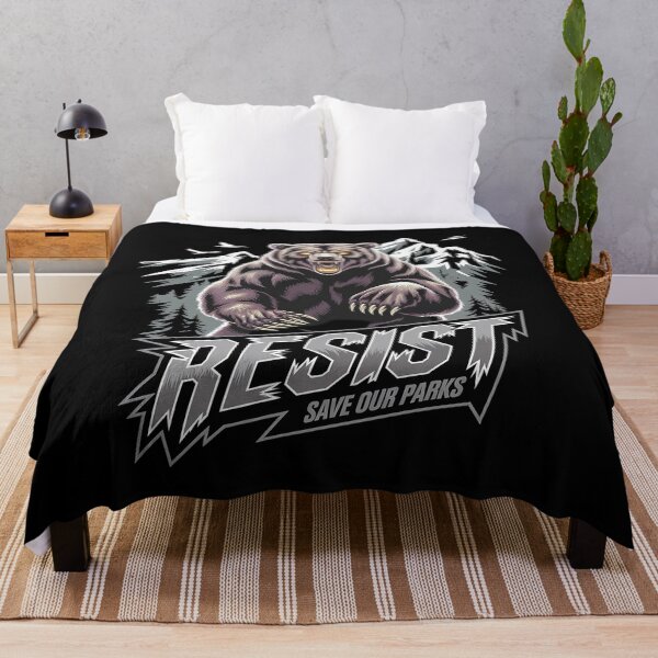 Item preview, Protect Our National Parks Resist ALT US Bear Nature1 designed and sold by MarryIsMonth.