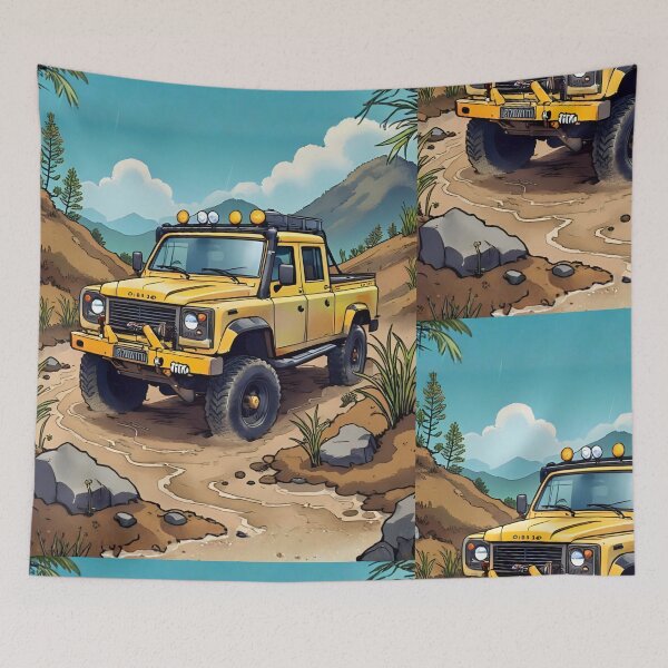 Item preview, Yellow Off Roading Vehicle designed and sold by Craftonmegan.
