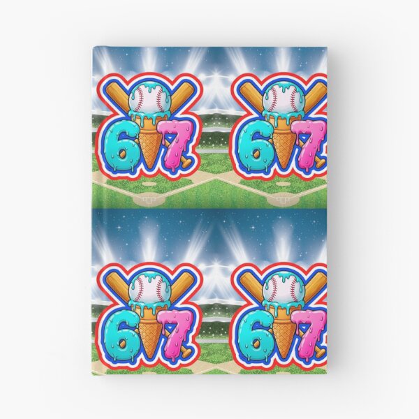 Item preview, Baseball Ice Cream Drip Home Plate 67  designed and sold by WoodburyLake.