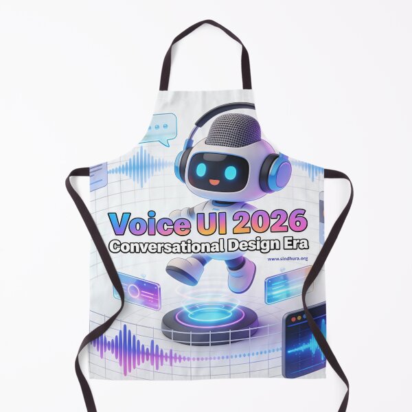 Item preview, Voice UI 2026 - Conversational Design Poster designed and sold by Vinaybharadwaj.