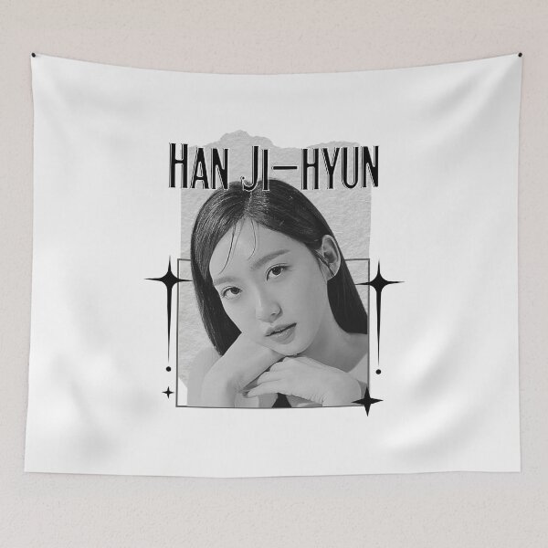Item preview, Han Ji-hyun (한지현) Korean actress South Korean celebrity K-drama star Korean film Scrapbook Collage Cozy Y2K Vintage Design designed and sold by HELL0WBELLO.