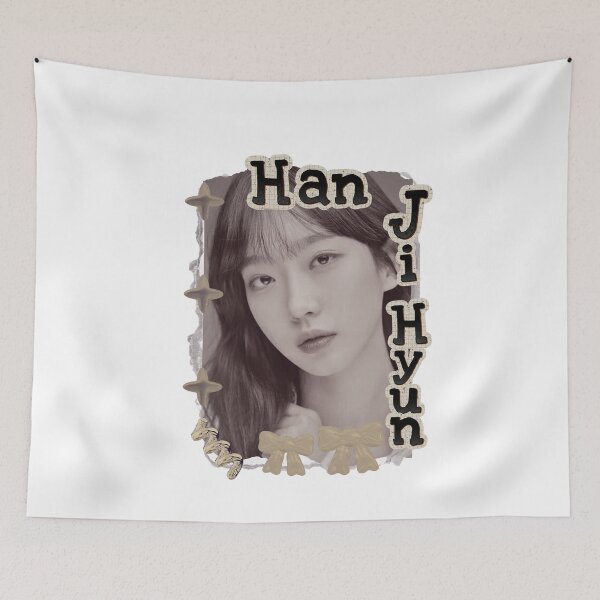 Item preview, Han Ji-hyun (한지현)) Korean actress South Korean celebrity K-drama star Korean film Scrapbook Collage Cozy Y2K Vintage Design designed and sold by HELL0WBELLO.