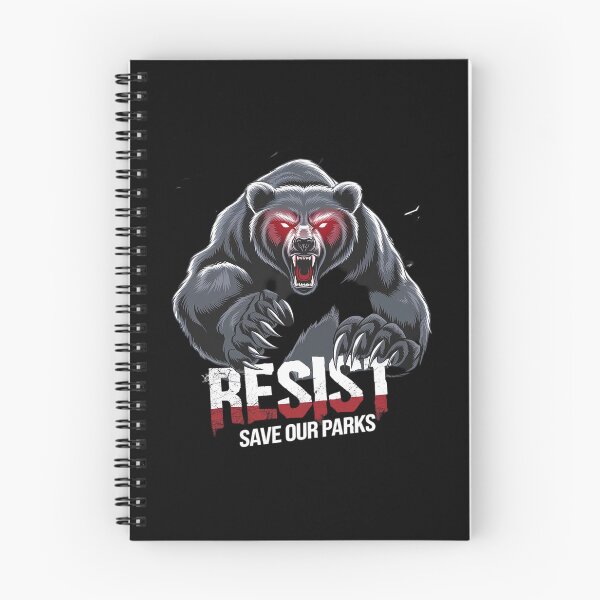 Item preview, Protect Our National Parks Resist ALT US Bear Nature2  designed and sold by MarryIsMonth.