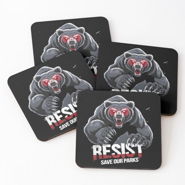Item preview, Protect Our National Parks Resist ALT US Bear Nature2  designed and sold by MarryIsMonth.