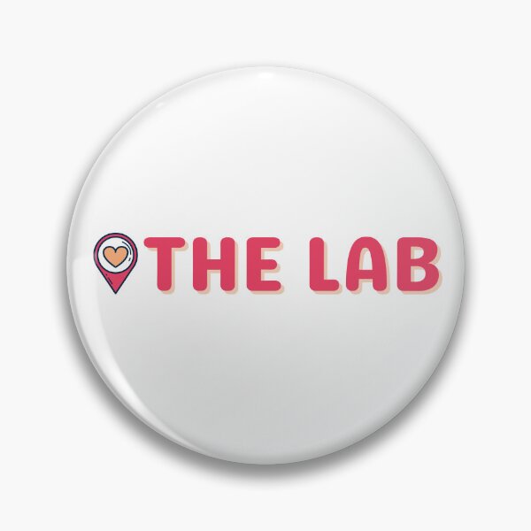 Item preview, The Lab Location Pin with Heart designed and sold by musicinmyblood.
