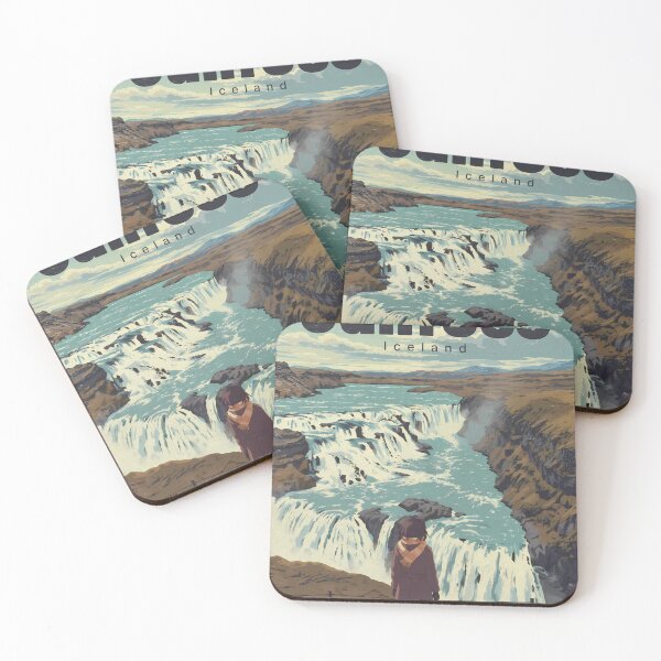 Item preview, Pastel Drift Above the Golden Falls designed and sold by JacksoonLester.