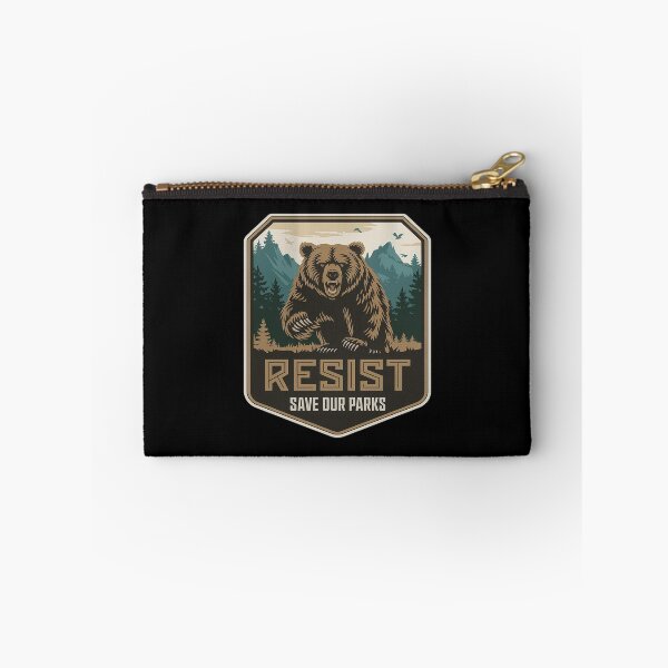 Item preview, Protect Our National Parks Resist ALT US Bear Nature4  designed and sold by MarryIsMonth.
