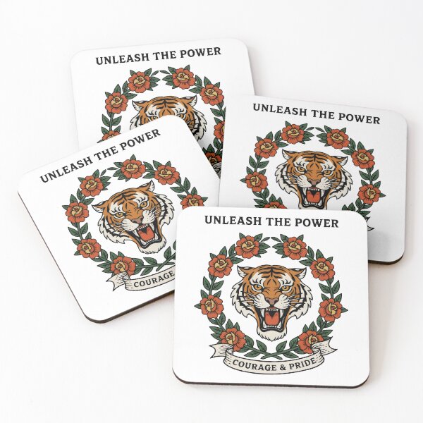 Item preview, The Power Tiger Face Rose unleash the power  designed and sold by Emmatshirt1.