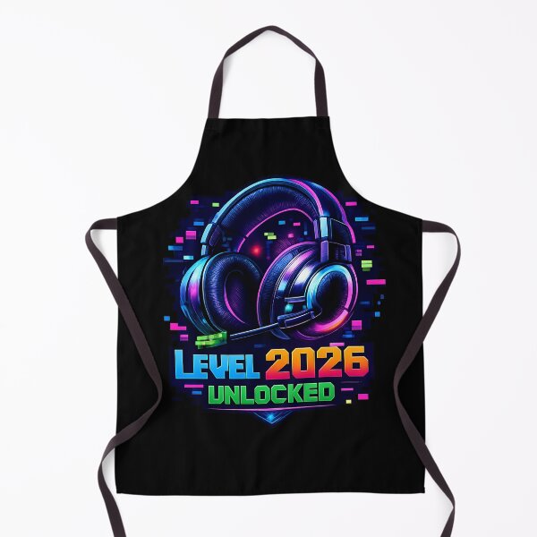 Item preview, Level 2026 Unlocked Gamer Headset – Retro 8-Bit Pixel Art Gaming Design, Neon Cyberpunk Gamer Gift for New Year 2026 designed and sold by FUIRY .