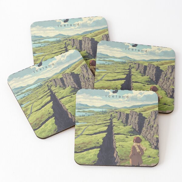 Item preview, Pastel Drift Across the Rift of Thingvellir designed and sold by JacksoonLester.