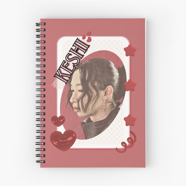 Item preview, Keshii R&B Artist with Emotional Lyrics American singer-songwriter R&B music indie pop  illustration Red Aesthetic Collage Design designed and sold by AJUNICE STUDIO.