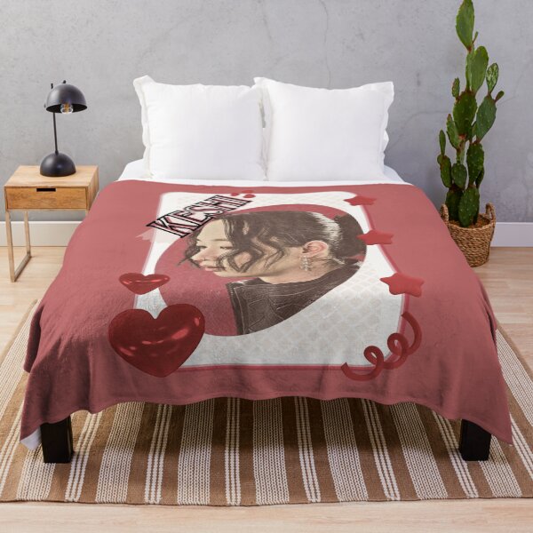 Item preview, Keshii R&B Artist with Emotional Lyrics American singer-songwriter R&B music indie pop  illustration Red Aesthetic Collage Design designed and sold by AJUNICE STUDIO.