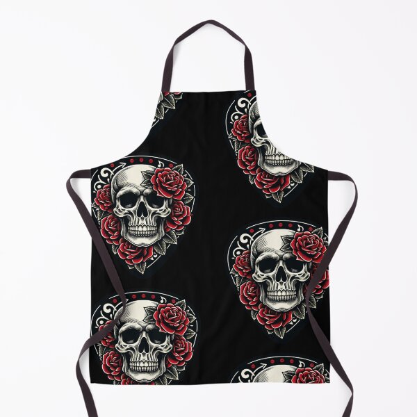 Item preview, Skullrose Tattoo Guitar Pick designed and sold by RockToneShop.