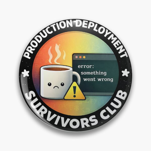 Item preview, Production Deployment Survivors Club designed and sold by Pixel & Punchlines.