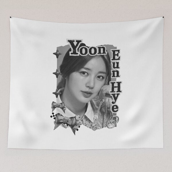 Item preview, Yoon Eun-hye (윤은혜) Korean actress South Korean celebrity K-drama star Korean film n Black and White Collage Digital Art Portrait designed and sold by AJUNICE STUDIO.