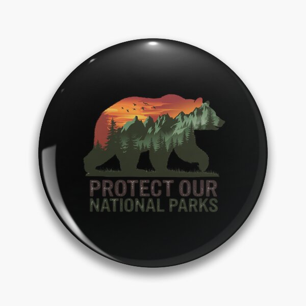 Item preview, Protect Our National Parks Resist Support Nature Bear Lover  designed and sold by FadeOfThrone.