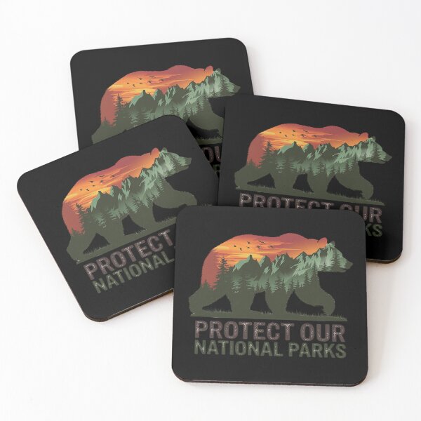 Item preview, Protect Our National Parks Resist Support Nature Bear Lover  designed and sold by FadeOfThrone.