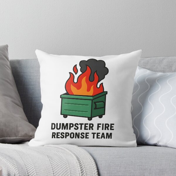 Item preview, Dumpster Fire Response Team T-Shirt - Corporate Burnout Humor designed and sold by PrintMod.