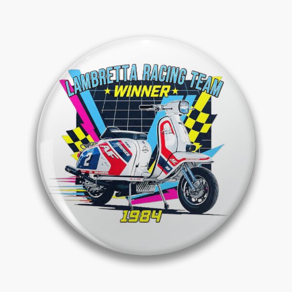 Item preview, Racing Team – Vintage Scooter Shirt - 80ies Design Scooterboy designed and sold by MarcWernerCGN.
