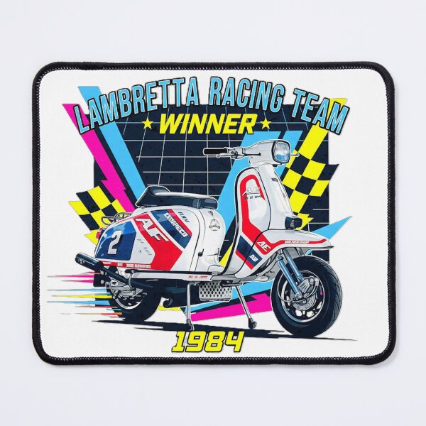 Item preview, Racing Team – Vintage Scooter Shirt - 80ies Design Scooterboy designed and sold by MarcWernerCGN.