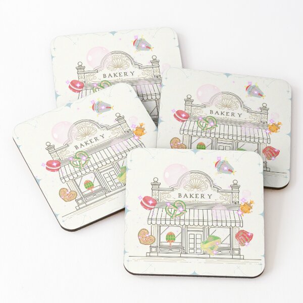 Item preview, Magical Bakery Illustration – Dreamy Cake Shop with Floating Desserts designed and sold by Sugar Wisdom .
