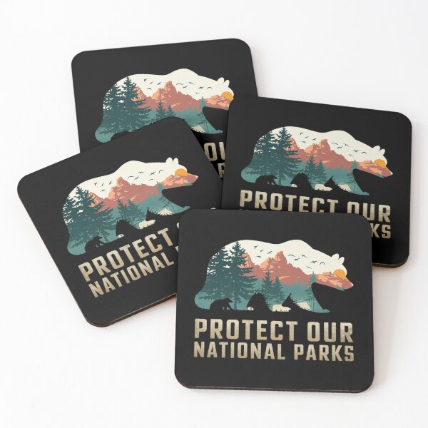 Item preview, Protect Our National Parks Resist Support Nature Bear Lover  designed and sold by MarryIsMonth.
