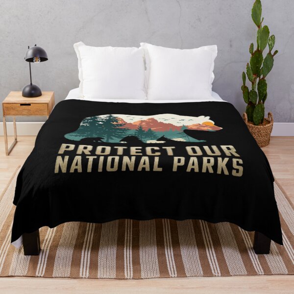 Item preview, Protect Our National Parks Resist Support Nature Bear Lover designed and sold by MarryIsMonth.