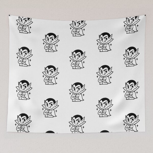 Item preview, Mini Dracula Cartoon – Mischievous Vampire Art designed and sold by btwjulis.